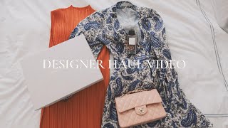 2024 Luxury Designer Haul Video Chanel DampG Zimmermann Issey Miyake Jimmy Choo [upl. by Amlev358]