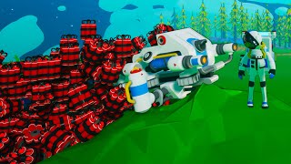 I Broke Astroneer in Half Using Dynamite and Trains [upl. by Belita]