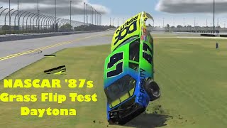 NASCAR 87 Grass Flip Test [upl. by Ahseei]