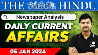 Daily News Analysis  5 January 2024  Current Affairs Today  OnlyIAS [upl. by Henka]