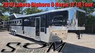 2029 Lakota Bighorn 6 Horse Trailer 11 LQ Tour [upl. by Atselec540]