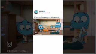 When you didn’t clean your room in 10 YEARS😂 funny gumball [upl. by Suzie]