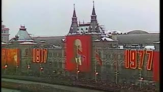 URSS  Parata del 7111977 60° Anniversario della Rivoluzione [upl. by Ahtabbat]