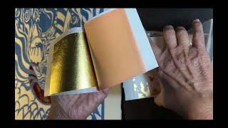 Gold Leafing Tutorial [upl. by Anaynek548]