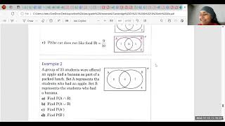 Grade 910 IGCSE Cambridge Extended Mathematics Ch14 Class41 Probability 10th Nov [upl. by Doowron489]