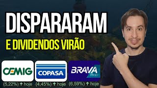 Cmig4 Cemig Csmg4 Copasa e Brav3 Brava Energia Dividendos Privatização e Futuro [upl. by Lina]