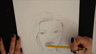 Tutorial disegno del volto [upl. by Onirefez931]