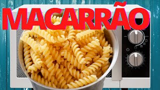 MACARRÃO NO MICROONDAS SIMPLES 🍝 Como fazer [upl. by Jess]