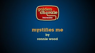 ronnie wood  mystifies me karaoke [upl. by Kama404]