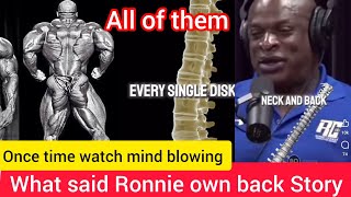 All Disk is finished What say Ronnie Coleman  Watch Once time ikramullah ronniecoleman story [upl. by Keene]