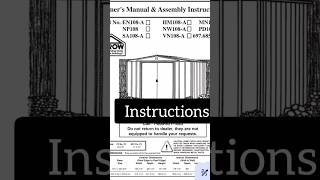 metal shed assembly [upl. by Nitsugua]