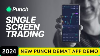 How to Trade in Punch Demat Mobile app  Option Trading punch mobile app [upl. by Richmal675]