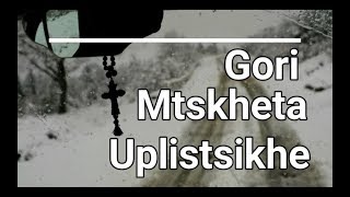 Mtskheta Gori Uplistsikhe Georgia winteringeorgia  Day 3  Vlog4 [upl. by Anilave]