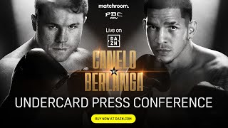 CANELO ALVAREZ VS EDGAR BERLANGA UNDERCARD PRESS CONFERENCE LIVESTREAM [upl. by Hubbard]