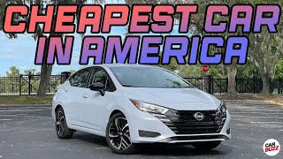 2024 Nissan Versa Test Drive Review The Cheapest Car Done Right [upl. by Ahcsim568]