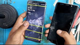 Samsung S9 plus display change priceSamsung S9 plus display replacement🎥🎥 [upl. by Nahsab]