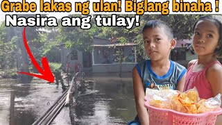 Bahay ng nanay ko niragasa ng tubig Hindi sila makatawid [upl. by Limoli]