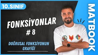 Fonksiyonlar 8  Doğrusal Fonksiyonun Grafiği  10SINIF MATEMATİK MatBook  2024 [upl. by Nama]