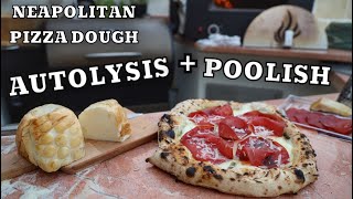 HOW TO MAKE AUTOLYSIS  POOLISH NEAPOLITAN PIZZA DOUGH [upl. by Rekyr331]