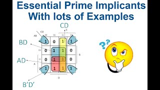 29 Prime Implicant and Essential Prime Implicants with lots of examples [upl. by Butch994]