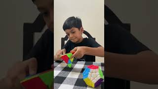 Pyramix in 30 seconds rubikscube kids [upl. by Alinoel]