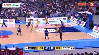 RAMBOL FIBA PHILIPPINES VS AUSTRALIA SUNTUKAN [upl. by Kean]