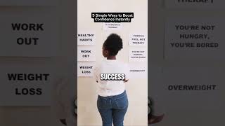 5 Simple Ways to Boost Confidence Instantly  Feel Empowered Now facts shorts confidenceboost [upl. by Atlante]