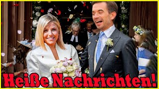 Wahre Liebe Heute sind Beatrice Egli und Florian Silbereisen offiziell glückliches Paar geworden [upl. by Petulia]