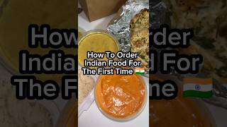 How To Order Indian Food For The First Time 🇮🇳 food indianfood indiancuisine foodreview [upl. by Cleaves]