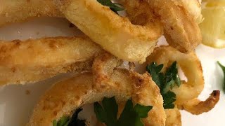 Calamari fritti in friggitrice ad aria [upl. by Hekker251]