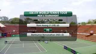 Ramkumar Ramanathan vs Nam Hoang Ly Mens Singles Semi Final 1  15K ITF World Tennis Tour 2024 [upl. by Prior]