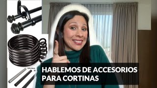 Accesorios para CORTINAS de TELA  CORTINEROS PARA VENTANAS [upl. by Anawt]