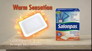 Salonpas Pain Relieving GELPATCH HOT [upl. by Onil915]