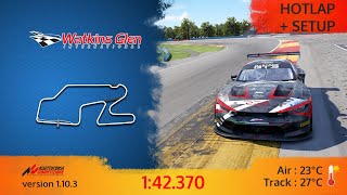 Hotlap 142370  Setup  Watkins Glen  Ford Mustang GT3  Assetto Corsa Competizione v1103 [upl. by Brittain532]