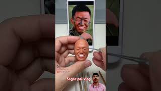 How to make clay art design 🎨🖌️Clay Artisan JAY ：Watch Me Sculpt Wang Baoqiang with Amazing Detail [upl. by Beverley342]