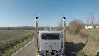 Peterbilt 379 EXHD with a Caterpillar 6NZ C15 Hauling Rock [upl. by Mulford595]