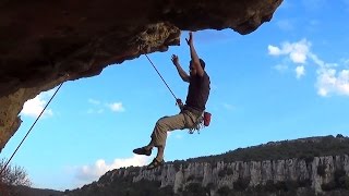 Dan amp Nofar climbing Gita CliffS Israel גיתה טיפוס צוקים בישראל [upl. by Eidob344]