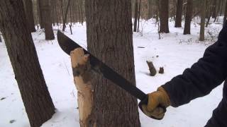 Ontario Field Machete 18 inch  Test [upl. by Tove]