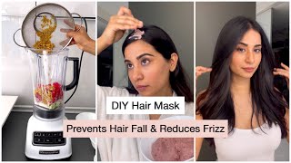 Hibiscus Hair Mask  Prevent Hair Fall amp Reduct Frizz  Easy DIY Hair Mask That Actually Works [upl. by Thetos]