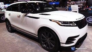 2018 Range Rover Velar  Exterior and Interior Walkaround  2018 Chicago Auto Show [upl. by Ahsiem367]