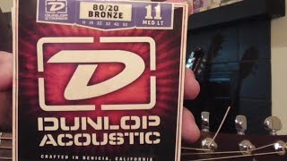 Dunlop Guitar Strings VS DAddario Ernie Ball Martin Review What is the Best String [upl. by Eliott]