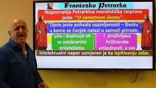 Crnogorski srpski bosanski hrvatski jezik i književnost  Frančesko Petrarka quotKanconijerquot [upl. by Aggy554]