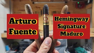 Arturo Fuente Hemingway Signature Maduro Review [upl. by Roosnam241]