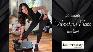 20 Minute Vibrating Plate Workout [upl. by Ahsitaf]