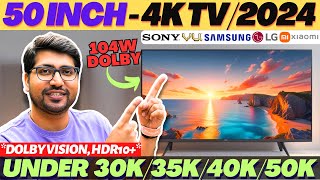 TOP 3🔥Best 50 Inch 4k TV In India 2024🔥Best TV under 30000🔥Best 50 Inch 4K TV 2024 Under 50000 [upl. by Fair15]