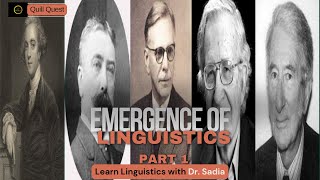 Emergence of Linguistics Part 1 Historical amp Structural Linguistics [upl. by Holbrooke]