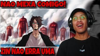 ME DESÇA ELA GELADA  REACT Rodrigo Zin  Eren Yeager [upl. by Gneh237]