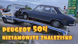 niesamowite znalezisko PEUGEOT 504 [upl. by Hamner]