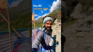 Char dham padyatra day 80 journey start Har Har Mahadev 🕉️🙏🏻🚩🚩 [upl. by Goat]