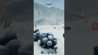 My first time meeting the ICE WORM shorts clips funny scary subnautica gaming adhd [upl. by Enetsirhc]